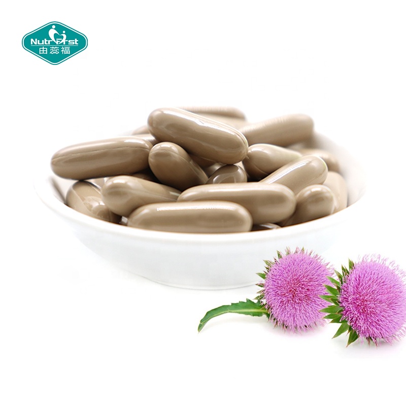 Private Label CGMP Certificated OEM Pure Organic Silymarin Extract Milk Thistle Oil Softgel Supplier