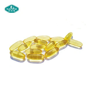 Nutrifirst Formulación a medida Vitamina AD Cápsulas blandas de aceite de hígado de bacalao Ácidos grasos Omega 3 con embalaje personalizado