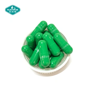 Nutrifirst Contract Customization White Red Printed Empty Gelatin Separated Capsules Shell GMP With All Size