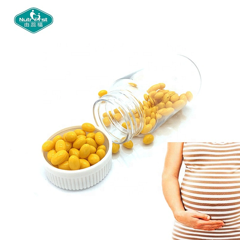 Suplemento nutricional para mujeres embarazadas, hierro ferroso, ácido fólico, vitamina B9, cápsula blanda, embalaje personalizado