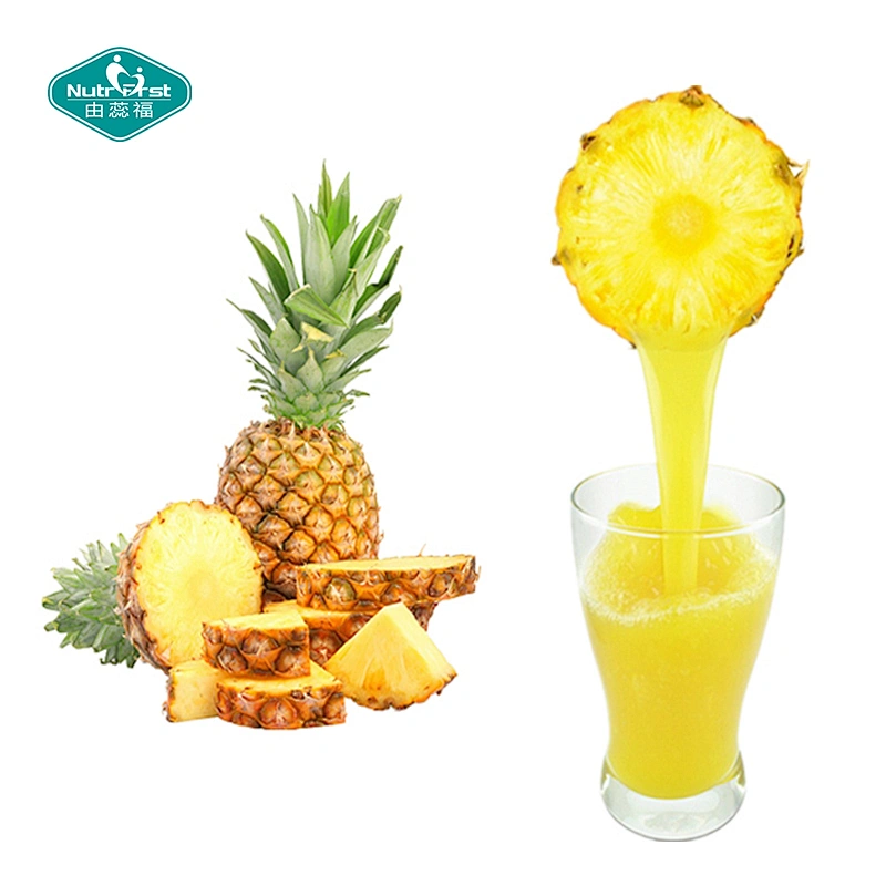 Polvo de fruta Fabricante profesional Extracto de piña Polvo de bromelina secado por aspersión con paquete a medida