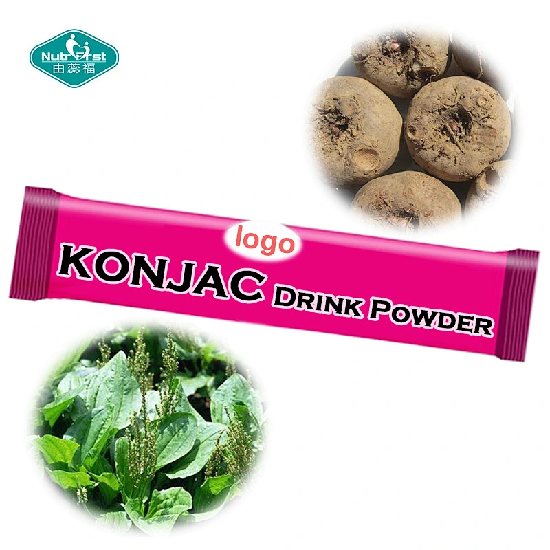 Suplemento digestivo personalizado Nutrifirst, extracto de Konjac, bebida soluble en agua en polvo para adelgazar y salud intestinal