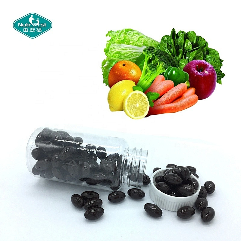 Proveedor de suplementos dietéticos Cápsula de gelatina blanda personalizada multimineral multivitamínico de gel blando de marca blanca