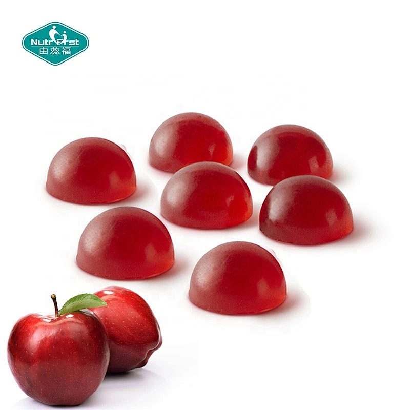 Detox Cleanse Forma de manzana Vinagre de sidra de manzana orgánico Gomitas adelgazantes Caramelo vegano Sin gluten