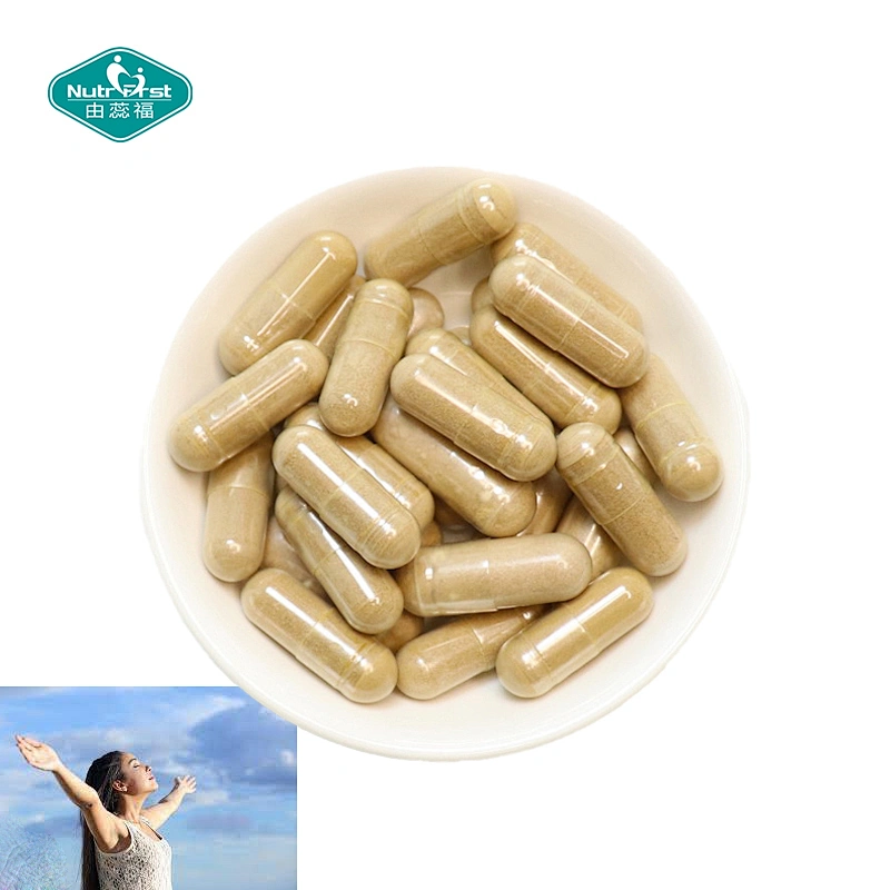 Nutrifirst Bespoke Formula GABA L-Theanine Inositol 5-HTP Capsule con Chamomile Inositol Taurine para la salud del cerebro