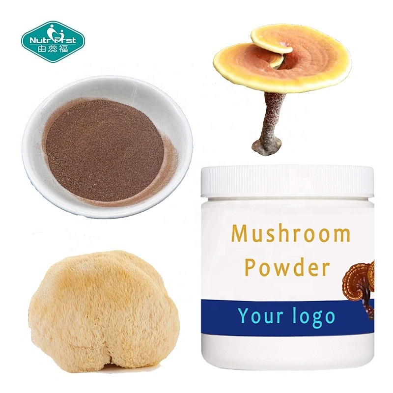 Superfoods Supplement Lions Mane Cordyceps Sinensis Reishi Mushroom Extract Nootropic Brain Powder for Memory Improve