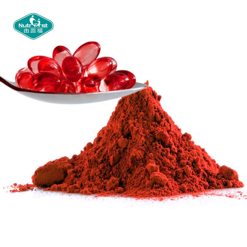 Cápsula blanda de aceite de astaxantina líquida con fórmula personalizada Nutrifirst Nutrition, cápsula blanda de astaxantina Oem