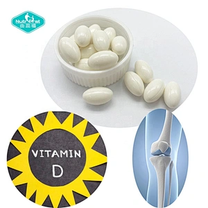 Fabricantes de productos nutricionales Nutrifirst Suplemento VD3 Calcio líquido Vitamina D3 Softgel para densidad ósea