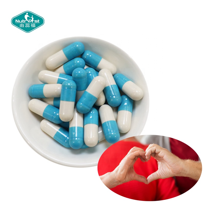 Olive Leaf Hawthorn Uva Uris Leaf Extract Capsules with Hibiscus Flower Juniper Berry Powder