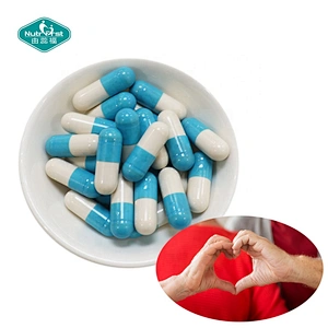 Olive Leaf Hawthorn Uva Uris Leaf Extract Capsules with Hibiscus Flower Juniper Berry Powder
