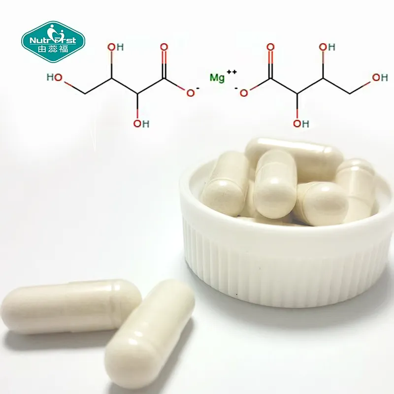 Nutrifirst OEM Suplemento para la salud cerebral Cápsulas de L-treonato de magnesio de marca privada para el enfoque congitivo y la claridad mental