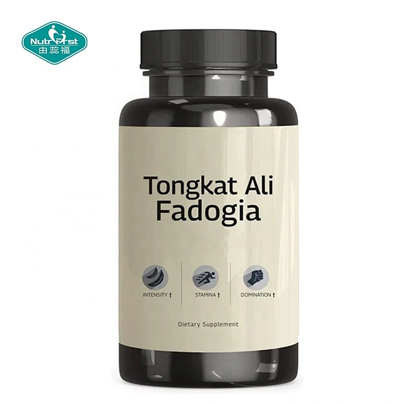 Fórmula potente Turkesterona Fadogia Agrestis 600 mg Cápsulas de mezcla de extracto de Tongkat Ali que apoyan el crecimiento muscular