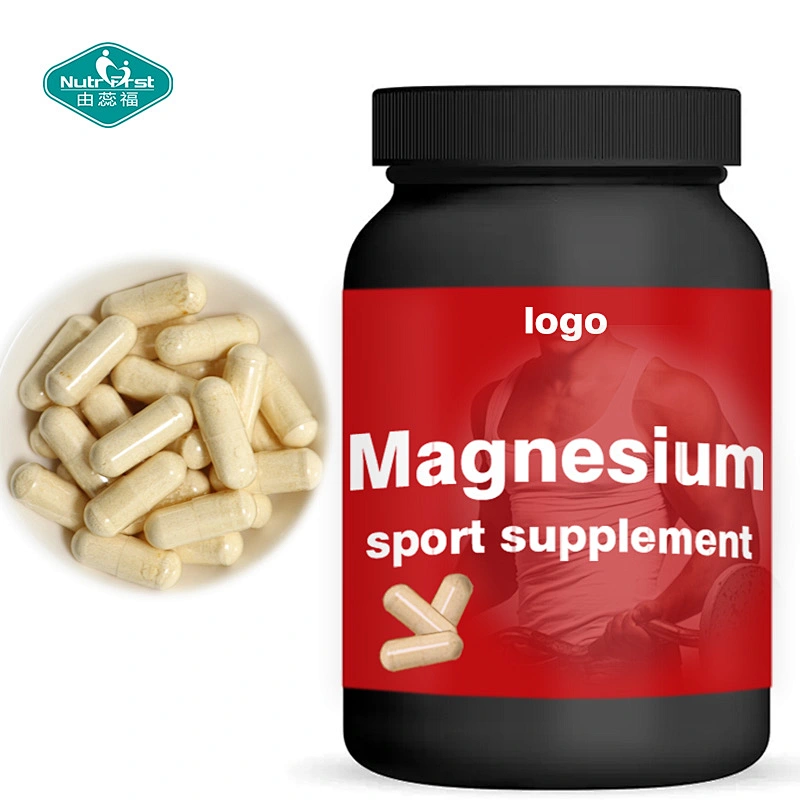 Nutrifirst OEM Customized Sport Supplement Magnesium Vegan Capsule for Support Muscle Strength