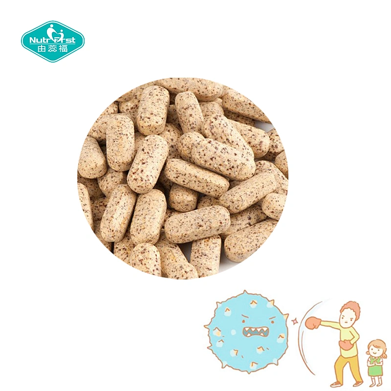 Private Label Echinacea Licorice Propolis Odorless Garlic L-Lysine Formula Tablets for Immune Support