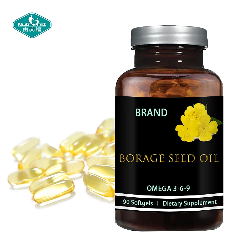 Wholesale Customized Recipe Borage Seed Oil Evening Primrose Oil Softgel in Bulk