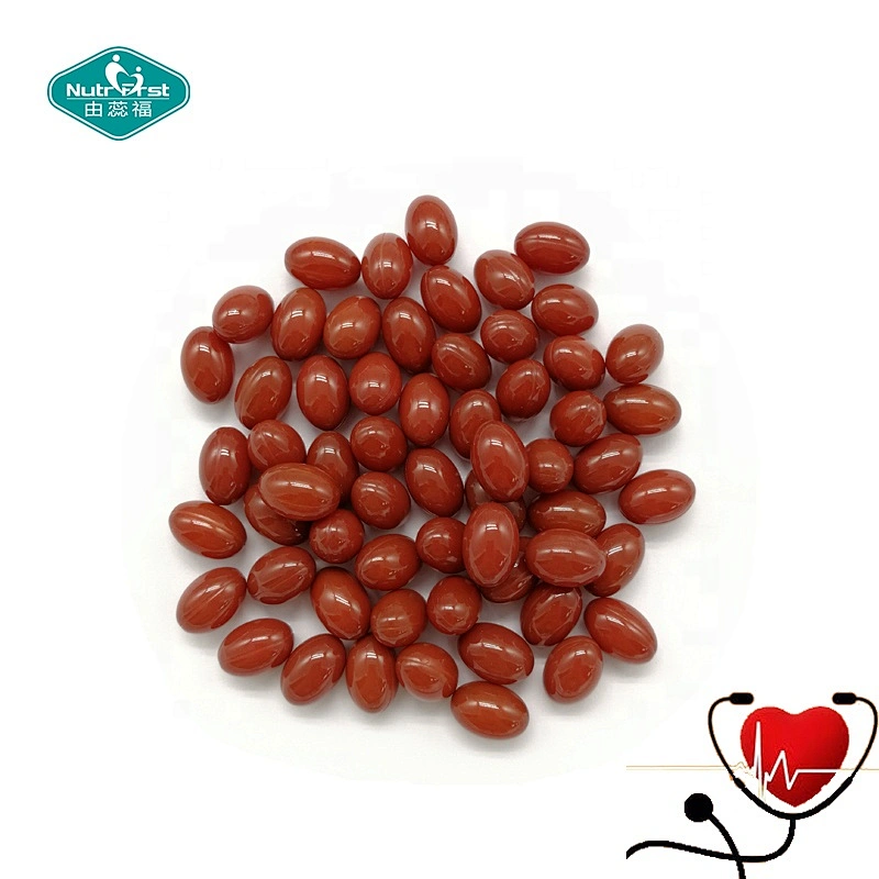 Custom Customized Supplements Coenzyme Q10 Softgels Ubiquinone CoQ 10 Capsules with Vitamin E