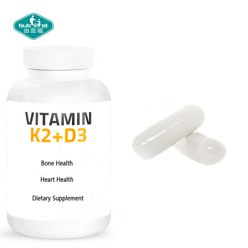 Nutrifirst Dietary Supplements Vitamin MK7 K2 D3 Powder Mixture Capsule