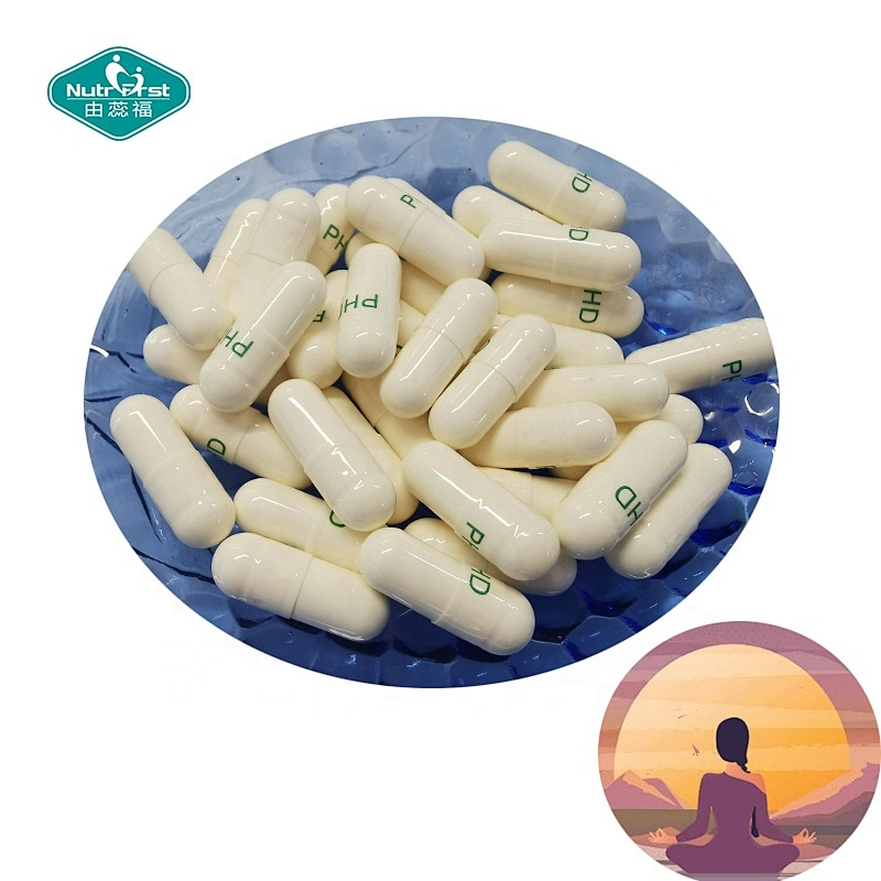Potente cápsula para aliviar el estrés, lúpulo, bálsamo de limón, flor de la pasión, extracto de Bacopa Monnieri, mejora el estado de ánimo, píldora para la descompresión