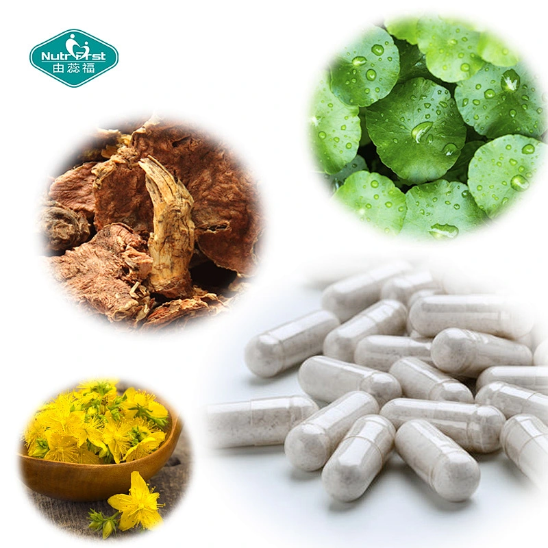 Bespoke Package Mood Adjustment 7 Strong Herbs Supplement Vegan Capsules in Bulk for Smooth Emotion