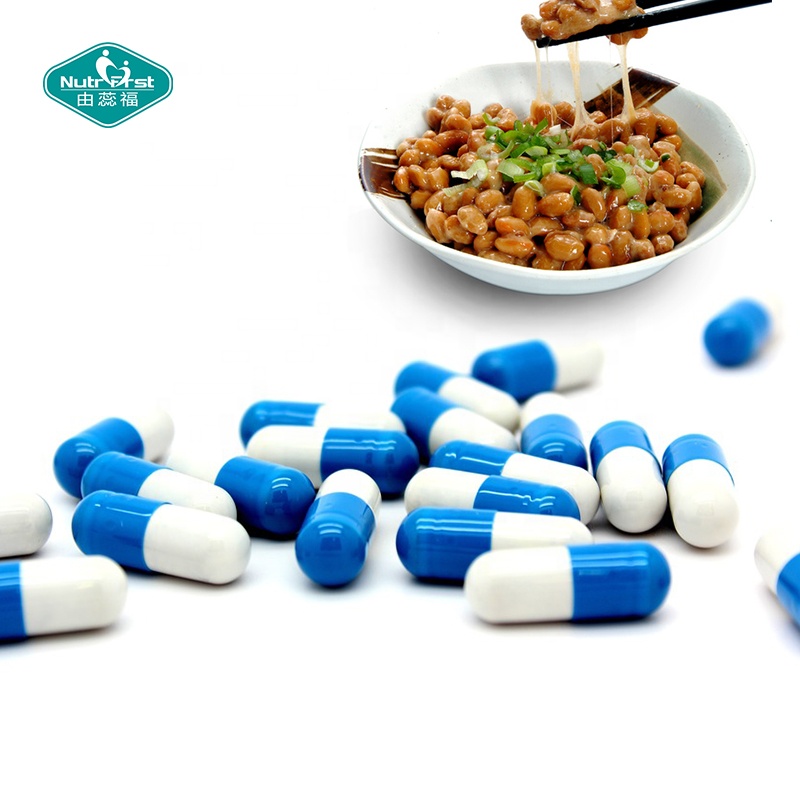 Cápsulas de enzimas Nattokinase del suplemento del extracto de Natto para la personalización personalizada para disolver los coágulos de sangre