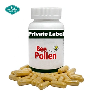Cápsulas de extracto de polen de abeja de jalea real de propóleo orgánico sin OGM de personalización personalizada de Nutrifirst