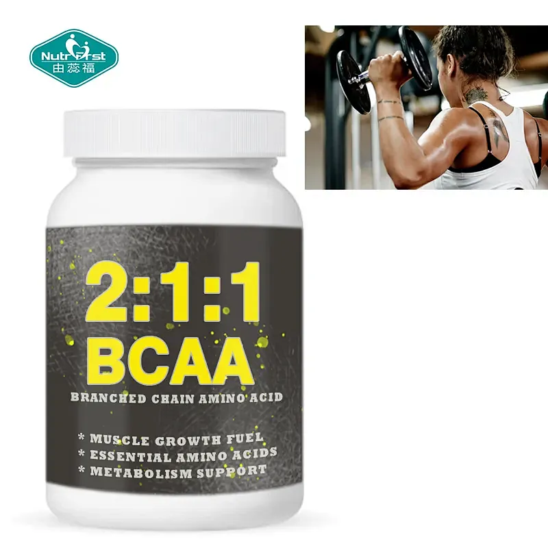 Fórmula a medida Lean Muscle Bcaa 2: 1: 1 Bebida en polvo pre-entrenamiento de aminoácidos esenciales