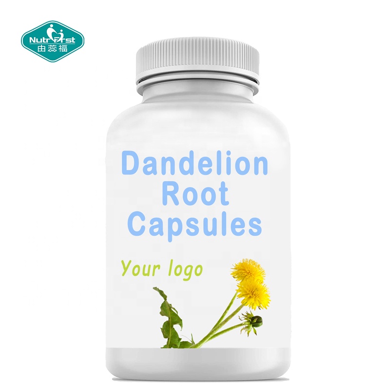 Private Label Food Supplements Dandelion Root Extract Diuretic Herb Capsules Circulation Support