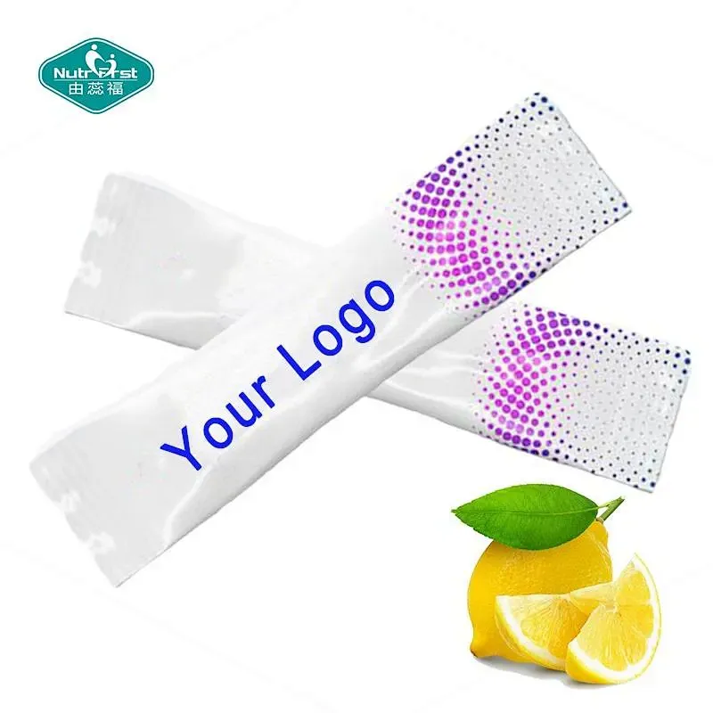 Suplementos de belleza, bolsita efervescente de gránulos de vitamina C, bebida sólida oral, Soluble en agua para apoyo inmunológico