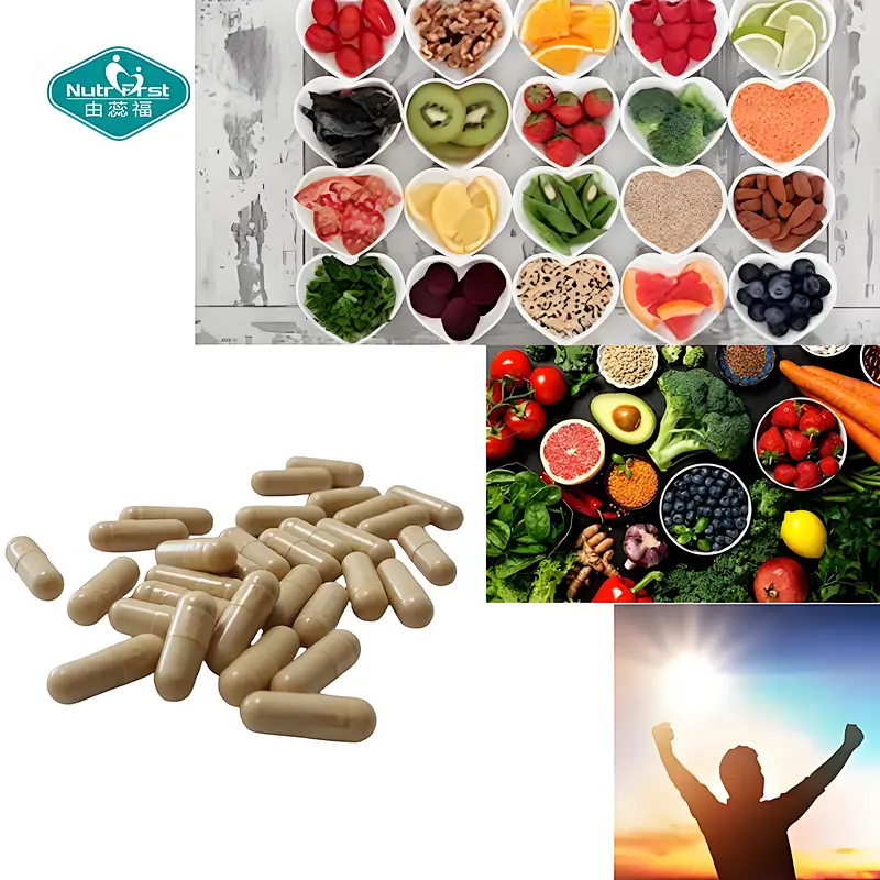 Las cápsulas de liberación prolongada de vitamina C Nutrifirst respaldan la actividad antioxidante y mejoran el desarrollo óseo Suplemento dietético