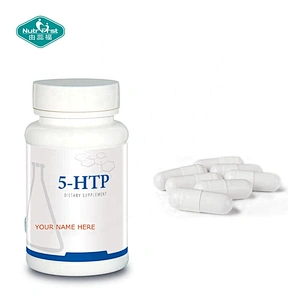 L-5-Hydroxytryptophan Supplements 5-HTP Calcium Vegan Sleep Aid Capsules 5HTP for Improve Sleep