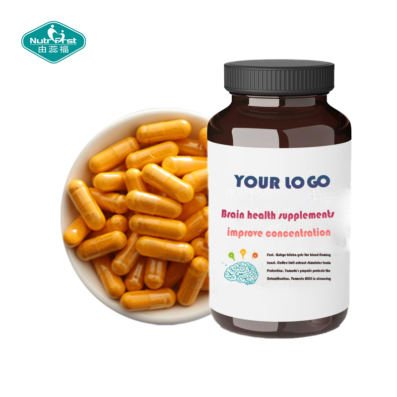 Fórmula neuroprotectora cúrcuma rizoma Ginkgo Gotu Kola Centella asiatica cápsula de extracto de propóleo para mejorar la memoria