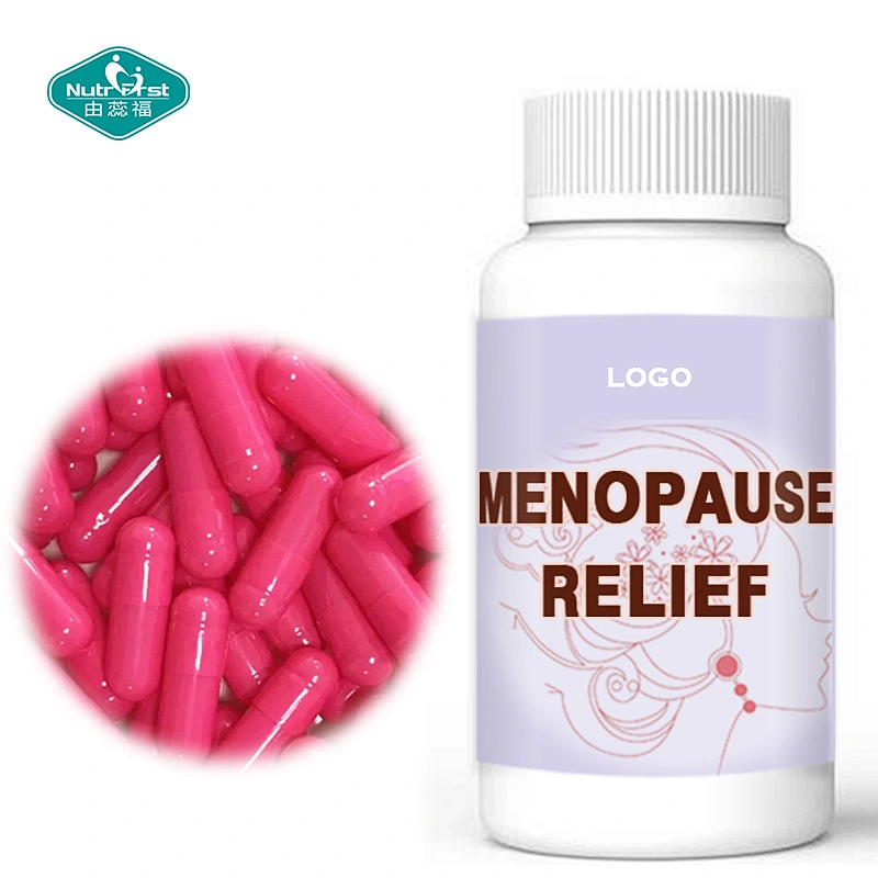 Nutrifirst Private Label Estrogen Balance Women Body Mood Health Herb Extract Capsule for Menopause Symptom Relief