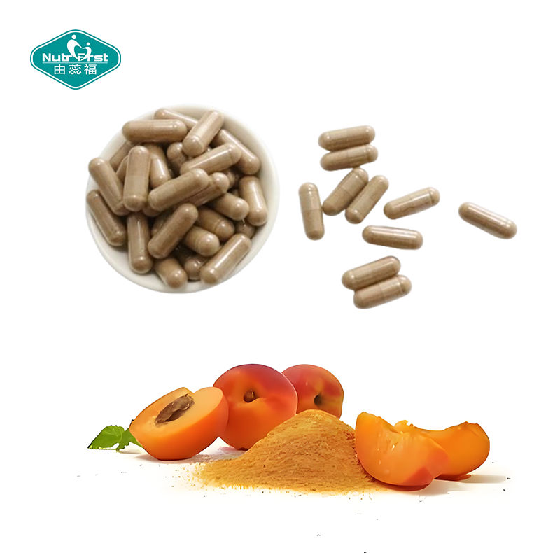 Nutrifirst Custom Customization OEM Rich in Vitamins & Antioxidants Apricot Capsules