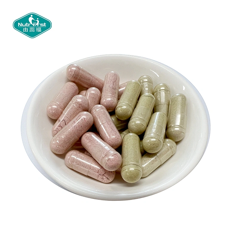 Nutrifirst Natural Super Green Vegetal Complex Suplementos en cápsulas con 16 superalimentos
