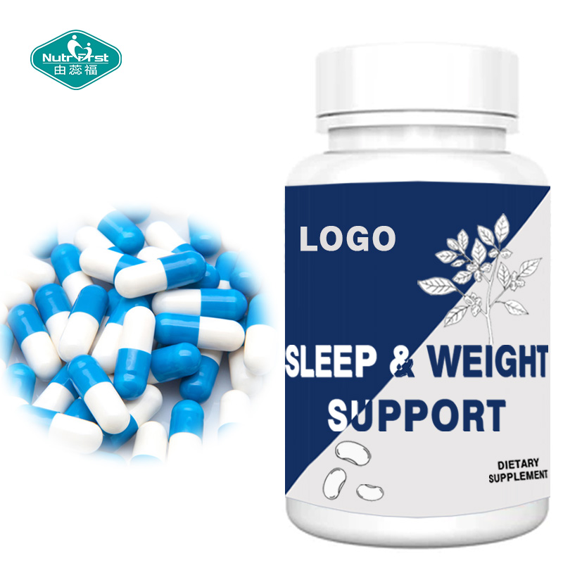 Hot Sale Customized Supplement 2 in 1 Mood & Sleep Support Daily Capsules in Bulk for Brain Mood Health