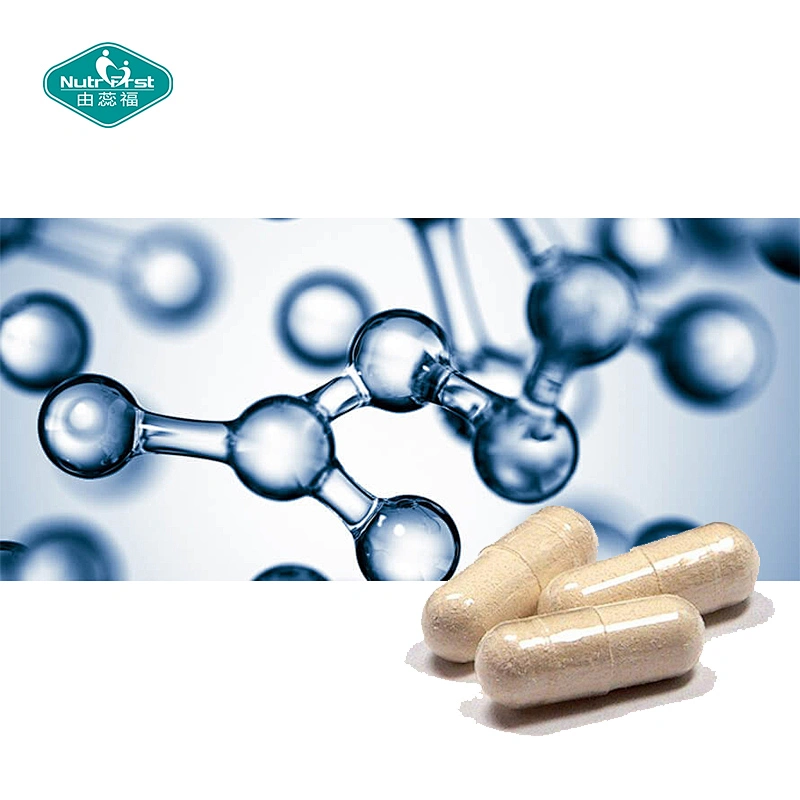 Cápsulas de salud de marca privada Nutrifirst, cápsulas blanqueadoras de piel de ácido hialurónico de colágeno para belleza