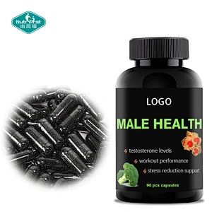 OEM Private Label Male Function Stamina Vitality Support Ashwagandha Shilajit Extract Vegan Capsule with Bespoke Package