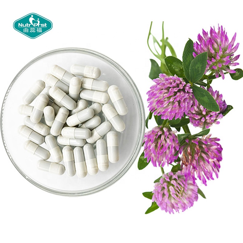 Fórmula de apoyo para la menopausia, Trifolium Pratense, extracto de trébol rojo en polvo, cápsulas de formononetina en polvo