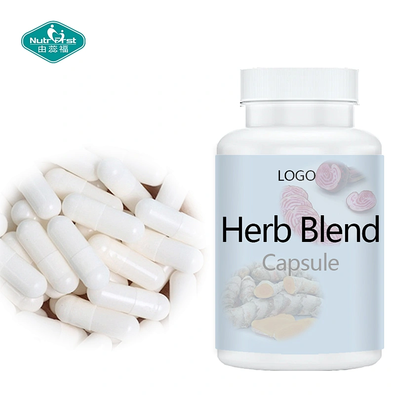 OEM Customized Non-GMO Turmeric Root L Cysteine Veggie Capsules in Bulk