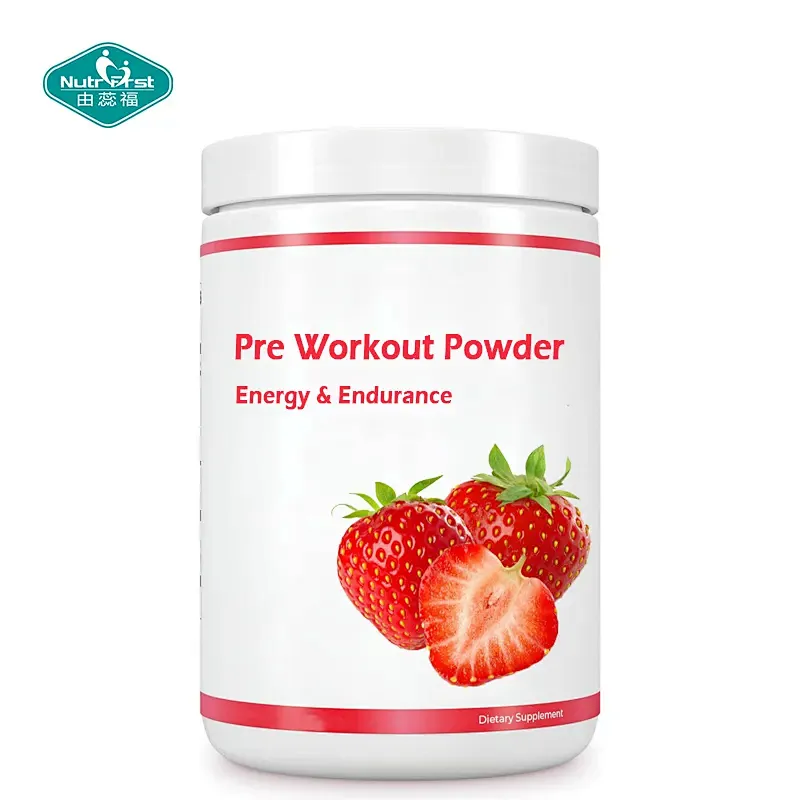 Bebida en polvo de aminoácidos Keto Pre Workout con creatina