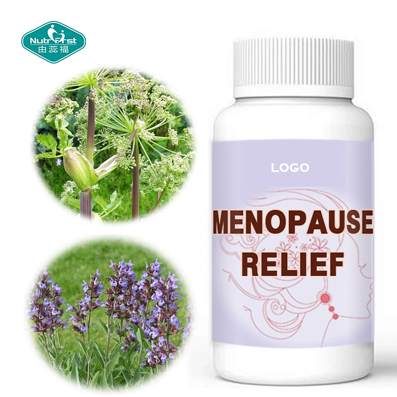 Nutrifirst Private Label Estrogen Balance Women Body Mood Health Herb Extract Capsule for Menopause Symptom Relief