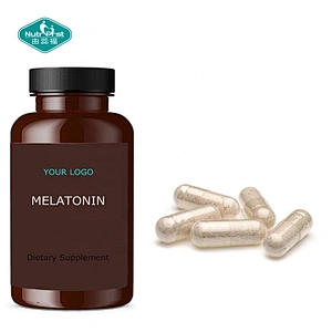 Sleep Improving Herbs Complex Supplements Melatonin Valerian Passion flower Lemon Balm Hops Capsules with GABA