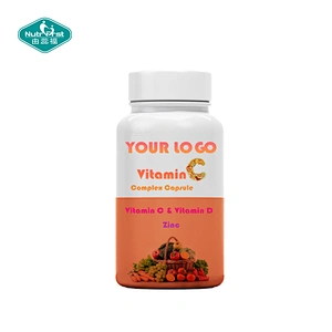 Suplementos de marca blanca Nutrifirst, vitamina C, complejo de vitamina CD, cápsula de personalización de zinc para mejorar la inmunidad