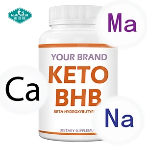 Nutrifirst Gluten Free BHB Magnesium Calcium BHB Salt Pills for Men & Women Body Health