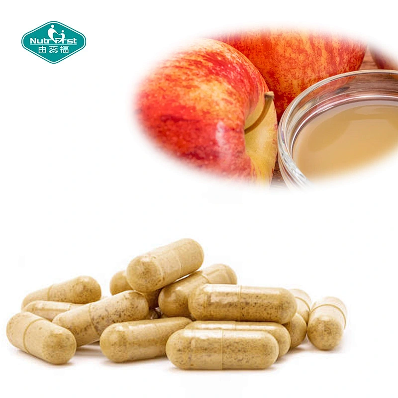 Nutrifirst Detox Cleanse Support Suplementos Vinagre de sidra de manzana Cápsulas delgadas Probióticos para control de peso
