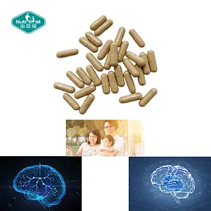 Nutrifirst Brain Support Capsules Herbal Extract Supports Brain Health Boosts Energy&Mood Dietary Supplement Capsules
