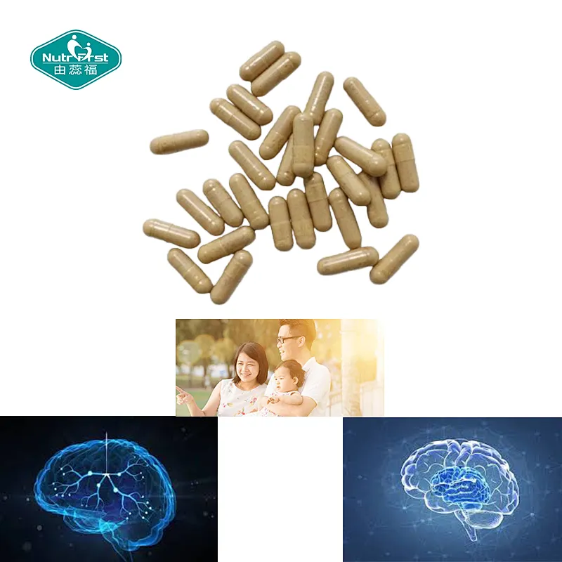 Nutrifirst Brain Support Capsules Herbal Extract Supports Brain Health Boosts Energy&Mood Dietary Supplement Capsules