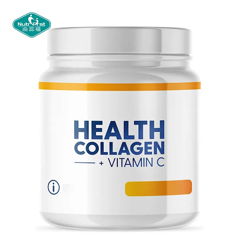 Apoya la piel y las uñas, salud intestinal Colágeno hidrolizado múltiple Proteína de chocolate Vitamina C en polvo