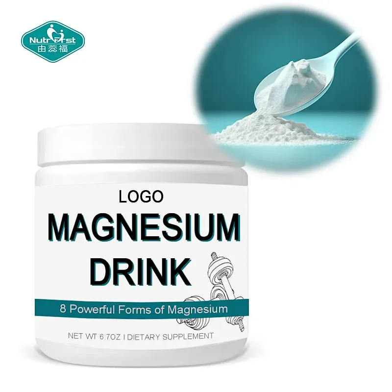 Healthy Workout Performance 8 Forms Magnesium Powder Blend for Blood Circulation Health
