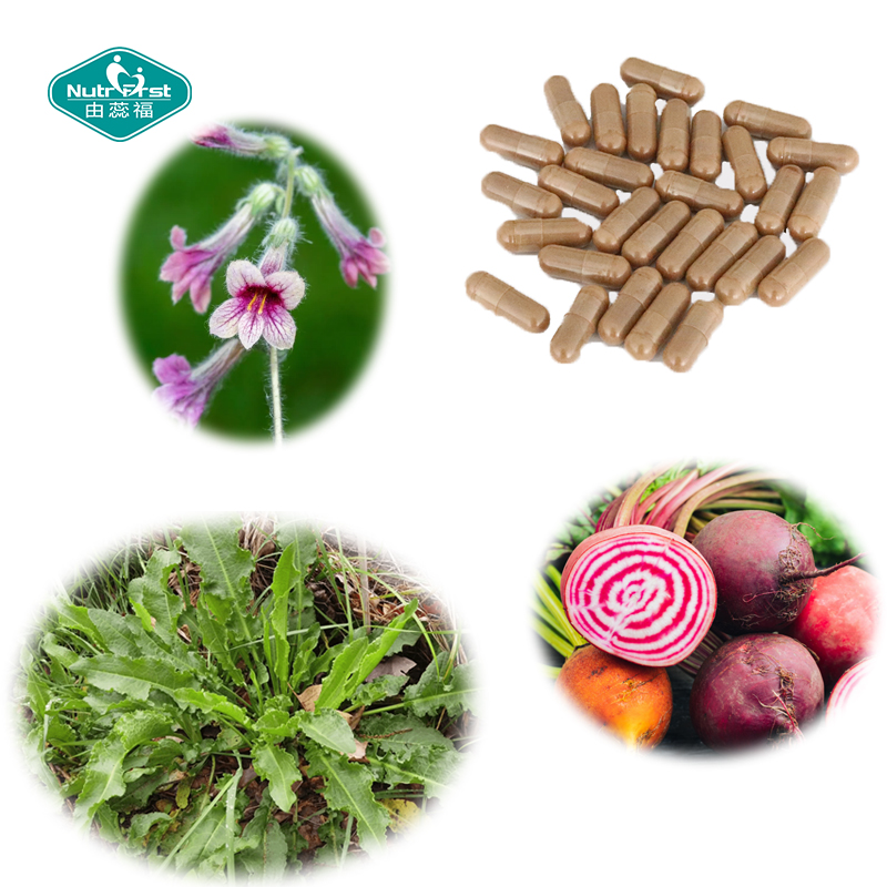 Nutrifirst Fórmula de receta personalizada Suplemento de hierro cultivado a partir de alimentos Extracto de hierbas Cápsula vegana
